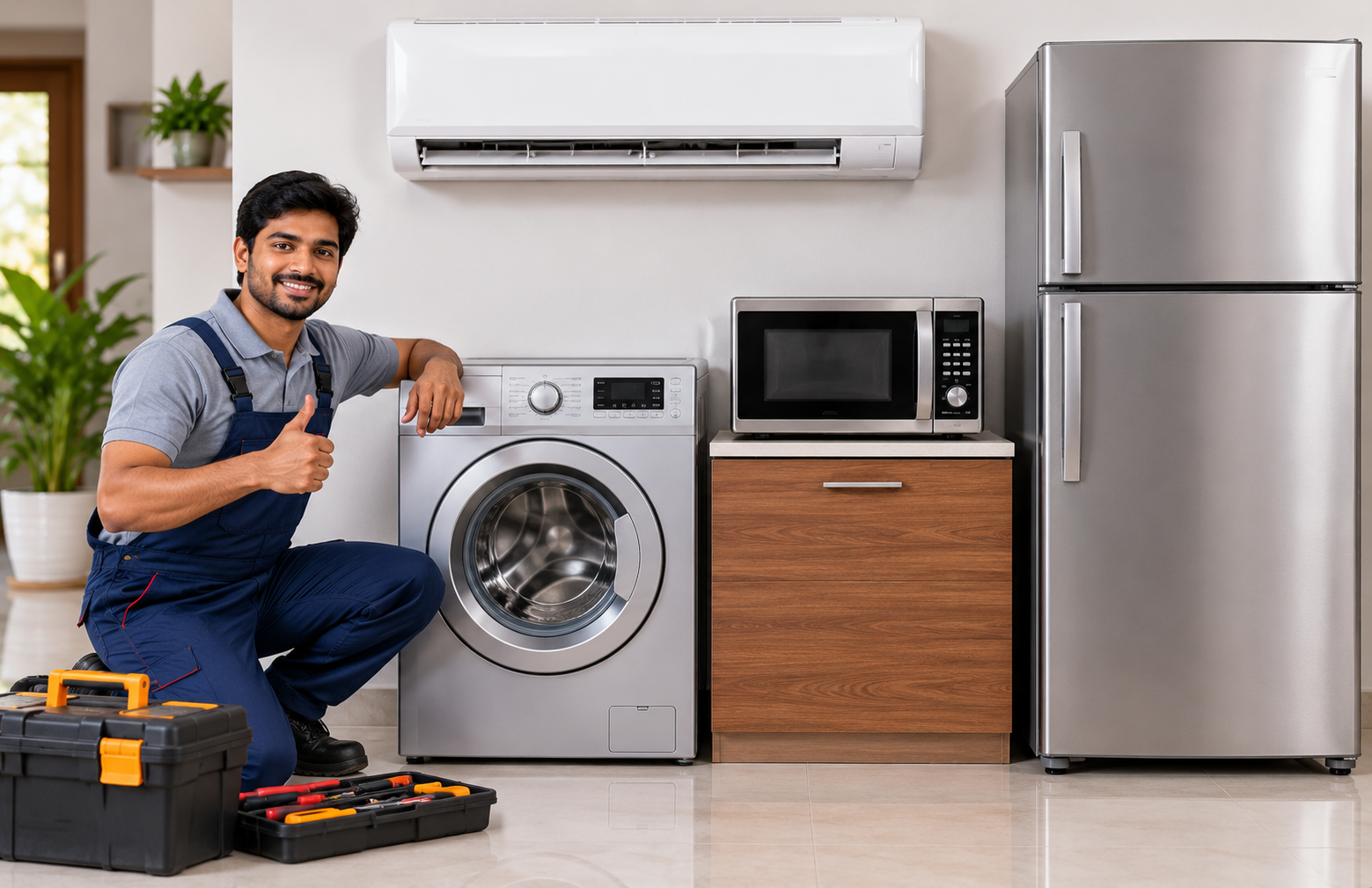 About AMC Appliance Services engineering and repair team Bangalore